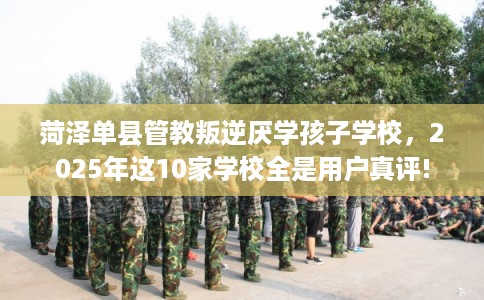 菏泽单县管教叛逆厌学孩子学校，2025年这10家学校全是用户真评!
