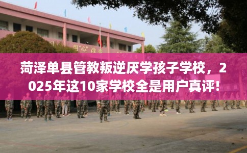 菏泽单县管教叛逆厌学孩子学校，2025年这10家学校全是用户真评!