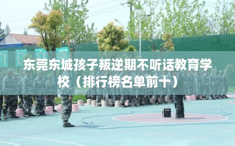 东莞东城孩子叛逆期不听话教育学校（排行榜名单前十）