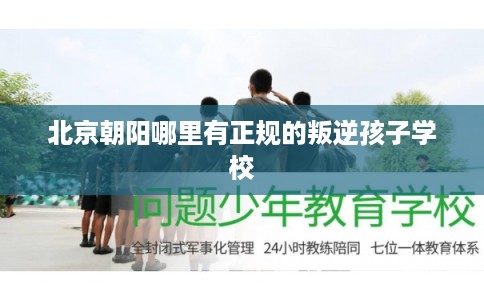 北京朝阳哪里有正规的叛逆孩子学校