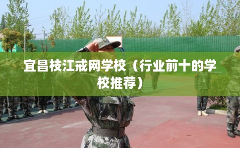 宜昌枝江戒网学校（行业前十的学校推荐）