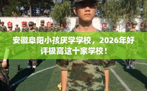 安徽阜阳小孩厌学学校，2026年好评极高这十家学校！