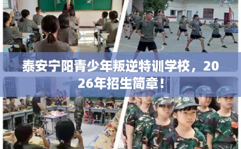 泰安宁阳青少年叛逆特训学校，2026年招生简章！