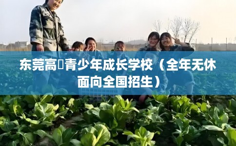 东莞高埗青少年成长学校（全年无休面向全国招生）