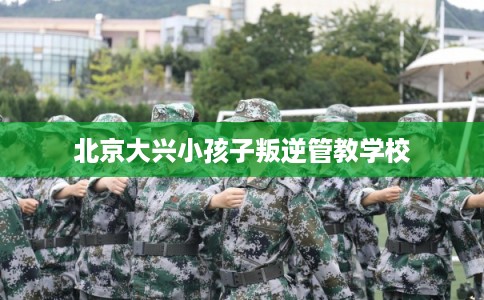 北京大兴小孩子叛逆管教学校