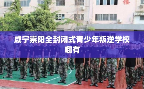 咸宁崇阳全封闭式青少年叛逆学校哪有