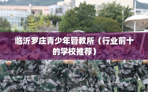 临沂罗庄青少年管教所（行业前十的学校推荐）