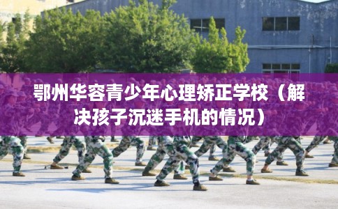 鄂州华容青少年心理矫正学校（解决孩子沉迷手机的情况）