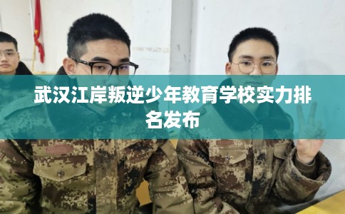 武汉江岸叛逆少年教育学校实力排名发布