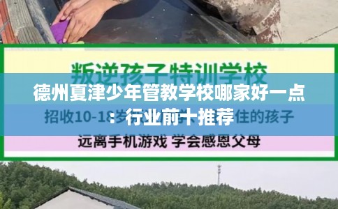 德州夏津少年管教学校哪家好一点：行业前十推荐