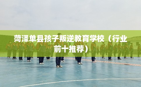 菏泽单县孩子叛逆教育学校（行业前十推荐）