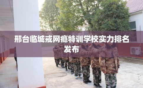 邢台临城戒网瘾特训学校实力排名发布