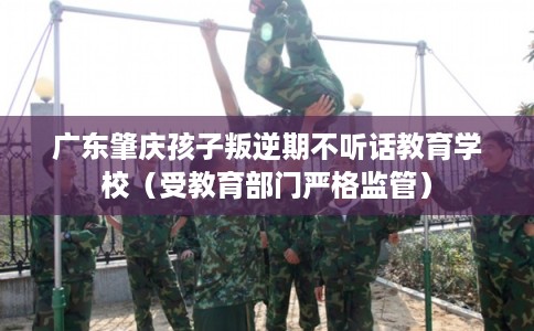 广东肇庆孩子叛逆期不听话教育学校（受教育部门严格监管）