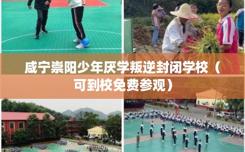 咸宁崇阳少年厌学叛逆封闭学校（可到校免费参观）