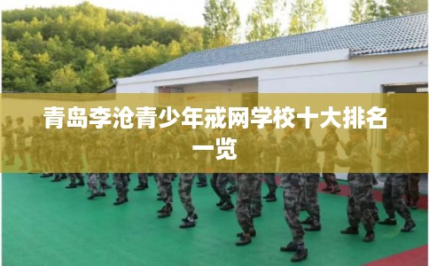 青岛李沧青少年戒网学校十大排名一览