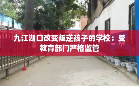 九江湖口改变叛逆孩子的学校：受教育部门严格监管
