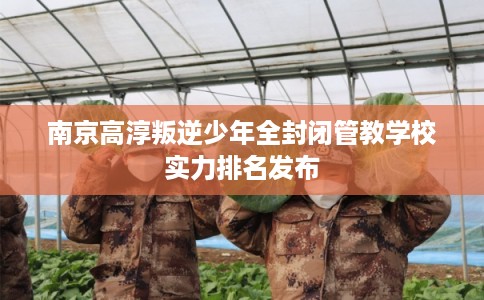 南京高淳叛逆少年全封闭管教学校实力排名发布