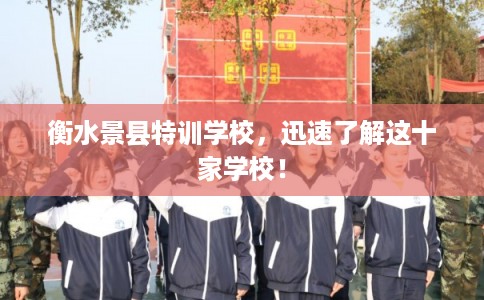 衡水景县特训学校，迅速了解这十家学校！