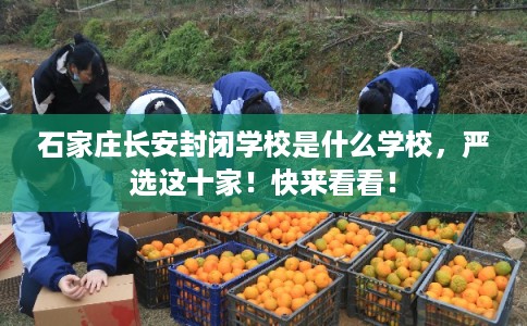 石家庄长安封闭学校是什么学校,严选这十家!快来看看! 石家庄长安封闭学校是什么学校,严选这十家!快来看看!