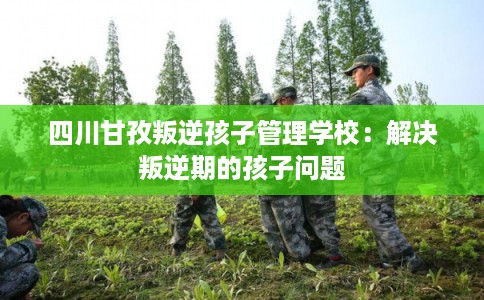 四川甘孜叛逆孩子管理学校:解决叛逆期的孩子问题 四川甘孜叛逆孩子管理学校:解决叛逆期的孩子问题