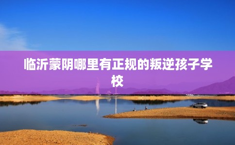 临沂蒙阴哪里有正规的叛逆孩子学校