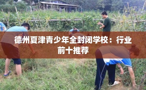 德州夏津青少年全封闭学校：行业前十推荐