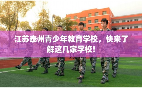 江苏泰州青少年教育学校，快来了解这几家学校!