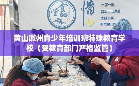 黄山徽州青少年培训班特殊教育学校（受教育部门严格监管）