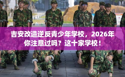 吉安改造逆反青少年学校，2026年你注意过吗？这十家学校！